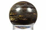 Polished Tiger Iron Stromatolite Sphere - Billion Years #316236-1